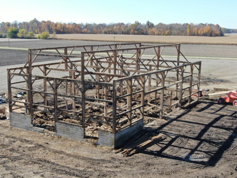 45' × 76' Timber Frame Barn