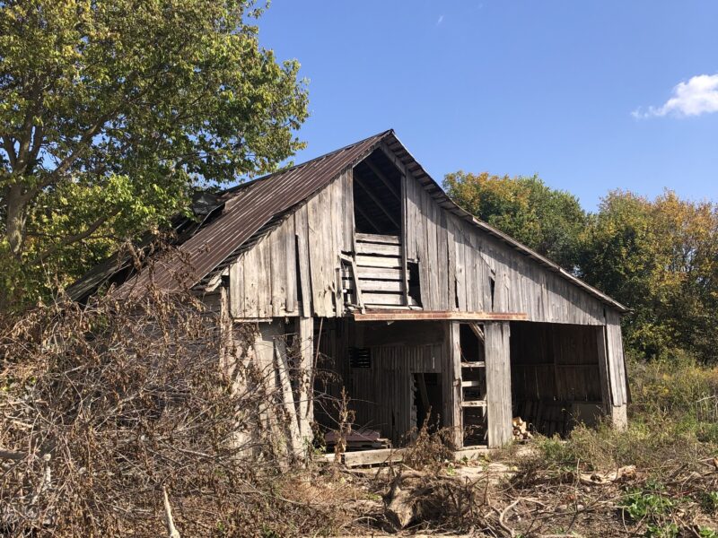 Corn Crib Style Barn