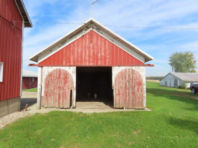 20' × 32' Hand Hewn Timber Frame Corn Crib