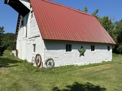 WV barn with Amish installed roof