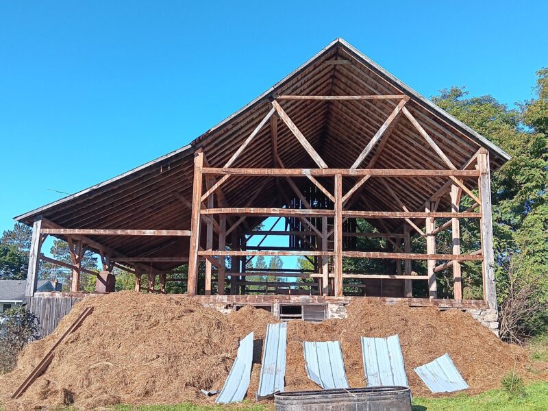 30x60 Hand Hewn Barn