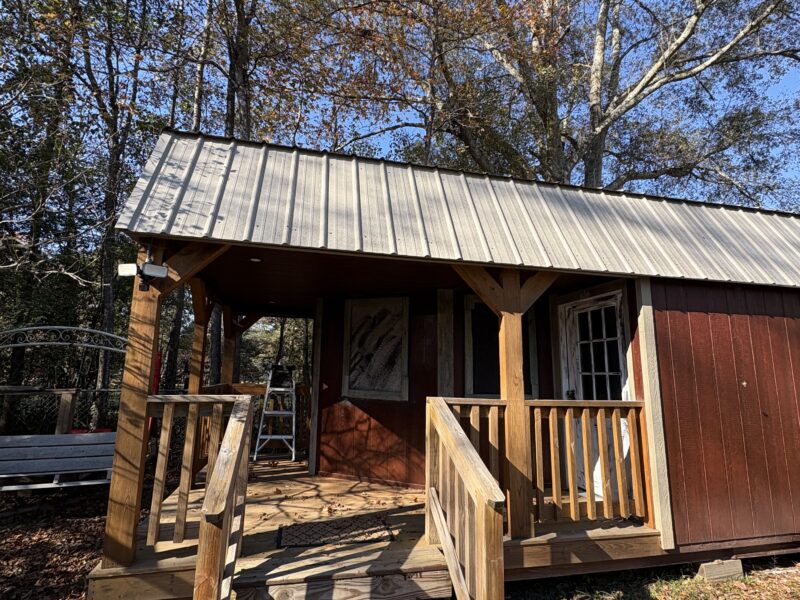 13x38 FINISHED BARN DERKSEN BUILDING with A/C UNIT AND 65 AMP ELECTRICAL PANEL