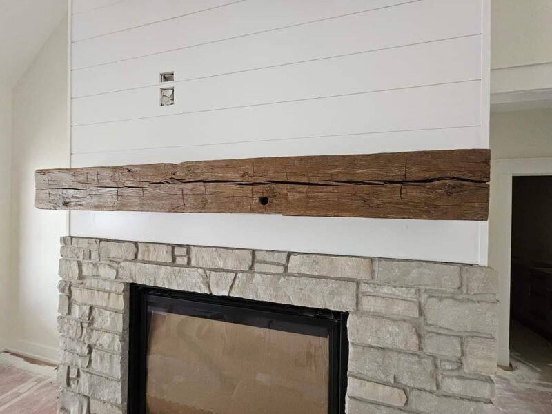 RECLAIMED MANTELS, BEAMS AND FLOATING SHELVES