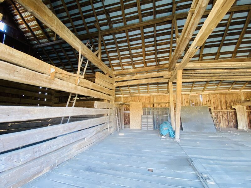 Historic Mark Double Pen Log Barn, Circa 1820’s