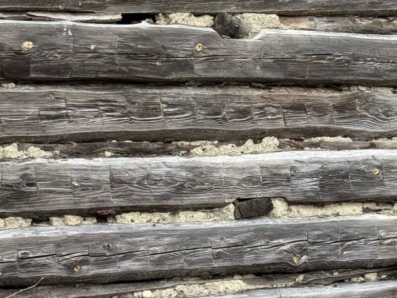 Hand Hewn Log Tobacco Barn